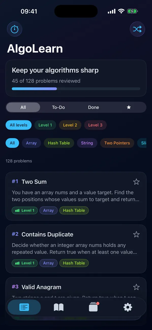 AlgoLearn: Interview Prep screenshot
