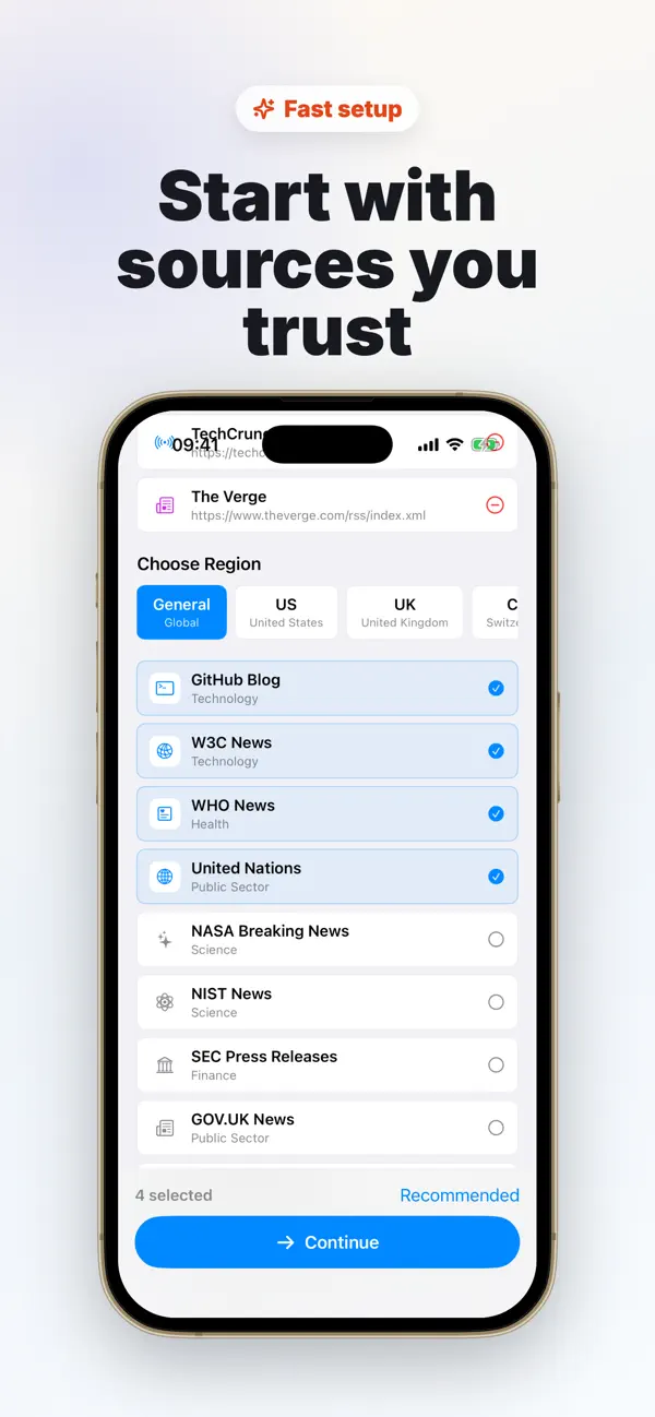 RSS Reader: Smart Feeds screenshot